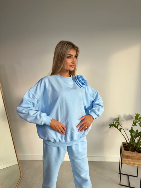 Komplet dresowy z różą  Flori