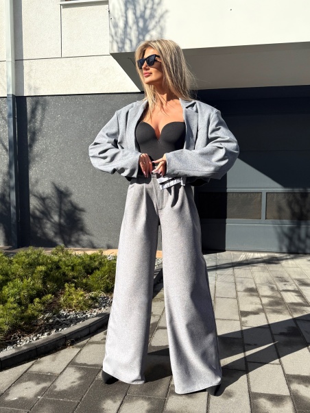 Marynarka Laverna UNI szara