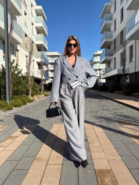 Marynarka Laverna UNI szara