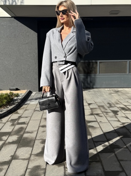 Spodnie Laverna szare