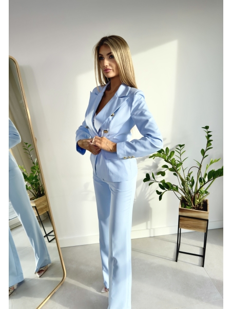 Elegancka Marynarka Marine błękitna