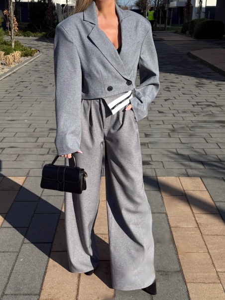 Spodnie Laverna szare