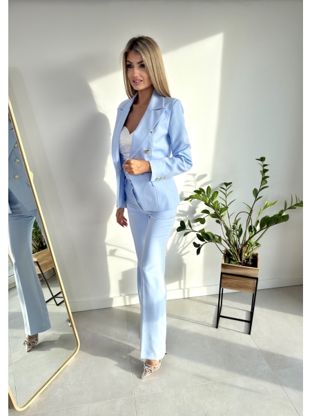 Elegancka Marynarka Marine błękitna