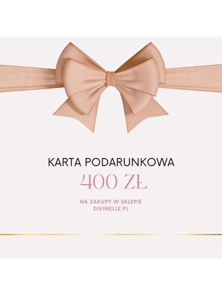 Karta podarunkowa 400 zł