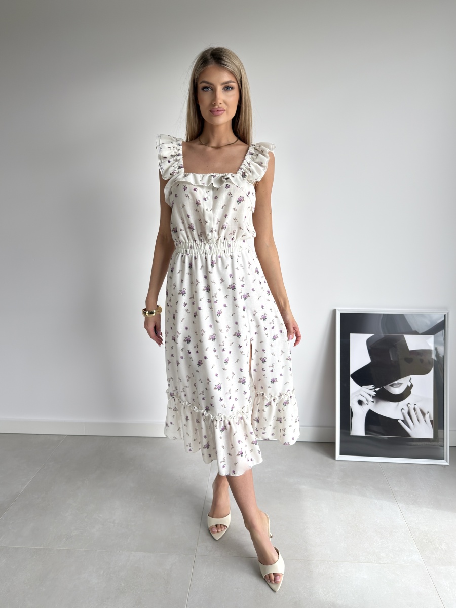 Sukienka Maria ecru w...