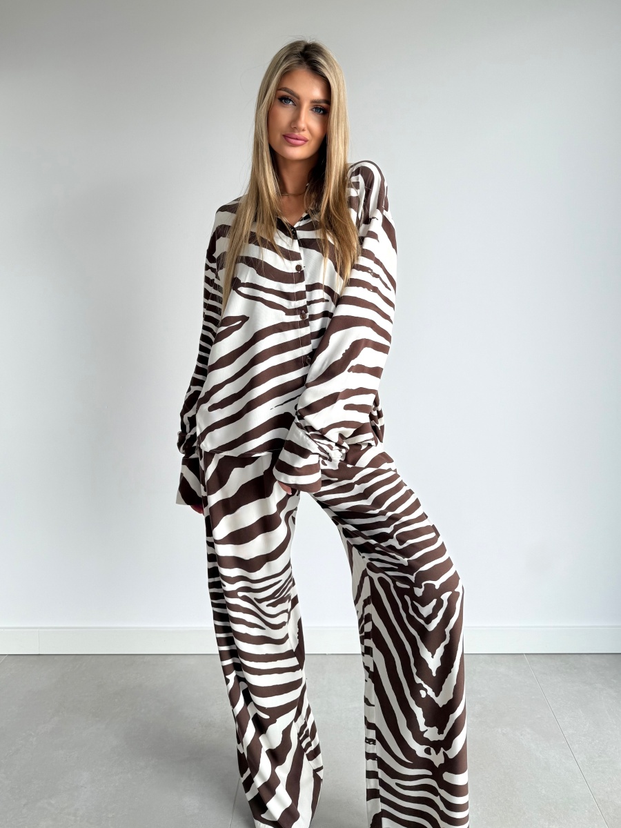 Komplet Safari brązowy