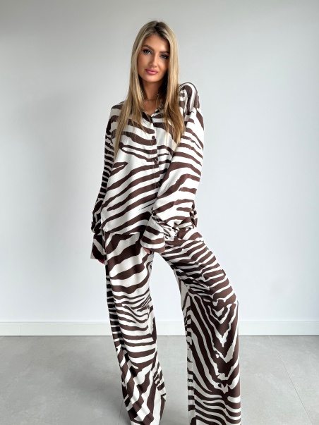 Komplet Safari brązowy