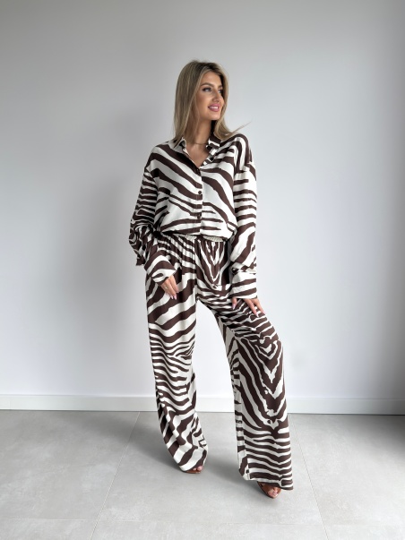 Komplet Safari brązowy