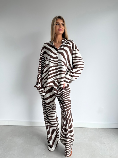 Komplet Safari brązowy