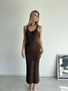 Sukienka Celestina czekoladowa