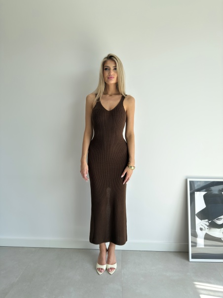 Sukienka Celestina czekoladowa