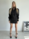 Sukienka mini Narcisa Jeansowa czarna