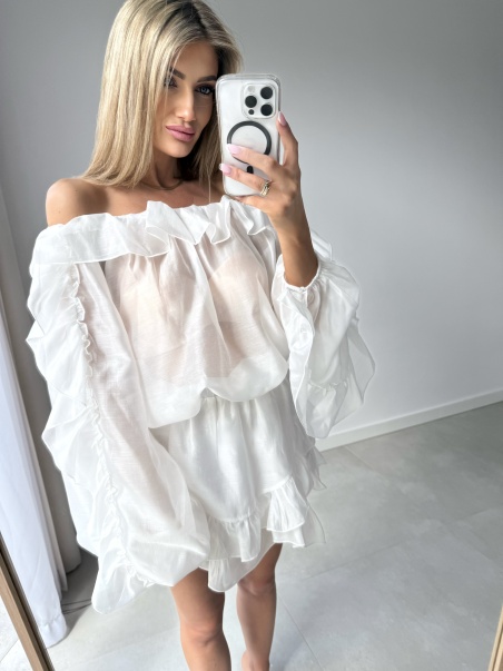 Komplet belluci hiszpanka biały