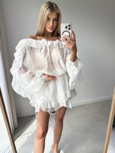 Komplet belluci hiszpanka biały