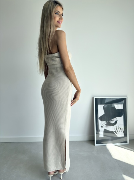 Sukienka Cecylia beżowa