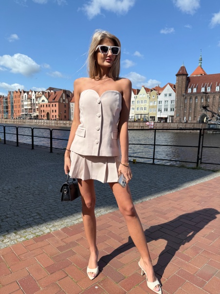 Komplet Celia Jasnobeżowy